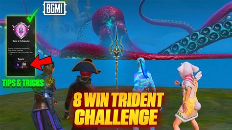 Chicken Dinner Trident Challenge Complete Secret Trick Bgmi