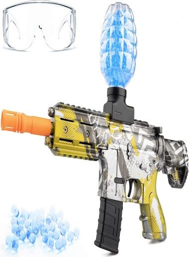 Electric Gel Ball Blaster M416 Splatter Ball Yellow The Toy Box Cayman