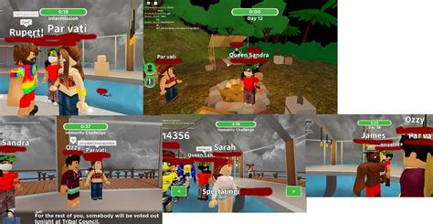 I was playing Survivor Roblox and these guys were in the game... It was ...