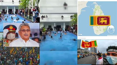 Sri Lanka Pr Sident En Fuite Les Manifestants Envahissent Le Palais