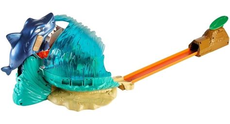 Hot Wheels Pista Batalla En Playa Tiburon City Mattel Env O Gratis