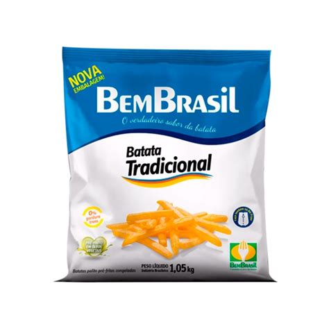 Batata Pr Frita Tradicional Congelada Bem Brasil Pacote Kg Big