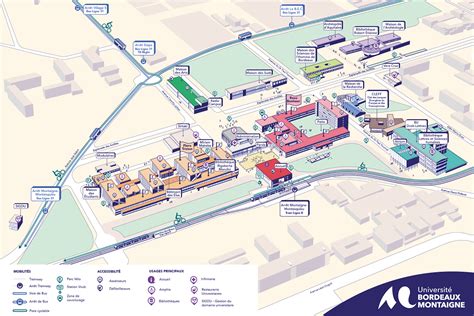 Nouveauté Plans De Luniversité Bordeaux Montaigne à Pessac Et