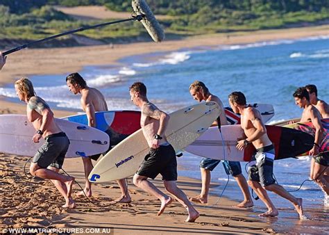 Home And Away S George Mason S Checks Out Bikini Clad Babe Daily Mail