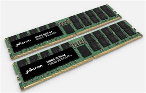 32GビットDDR5 DRAM採用のメモリモジュールマイクロン 128GバイトDDR5 RDIMM EDN Japan