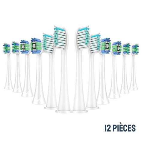 PHILIPS Sonicare HX6064 BL551 BL554 Optimal White Têtes de brosse à