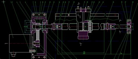 0018 车床 C6140型数控机床纵向进给传动机构不含论文autocad 2004模型图纸下载 懒石网