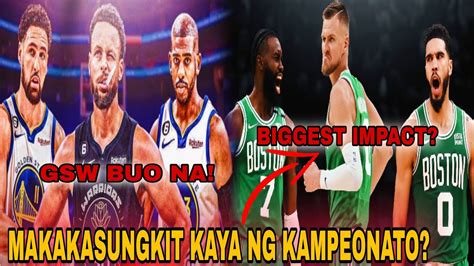 Buo Na Ang Gsw Ni Stephen Curry Iba Daw Ang Celtics Dahil Kay Kristaps