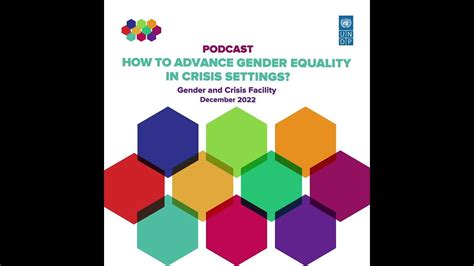 How To Advance Gender Equality In Crisis Settings Youtube