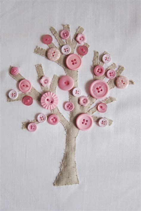 Taking Time To Sew My New Pink Button Tree Lucy Ellen Hill Coach