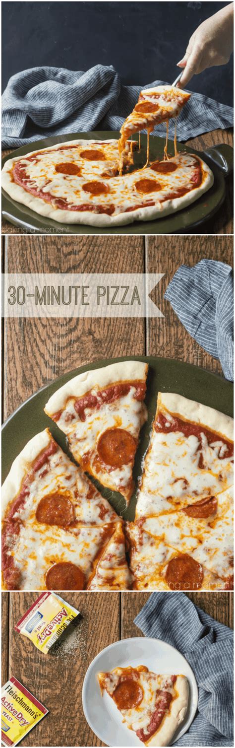 30-Minute Pizza Crust - Baking A Moment