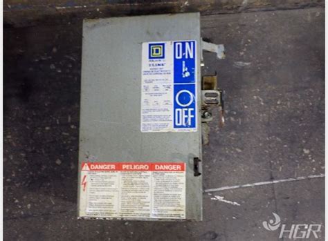 Used Square D Bus Plug HGR Industrial Surplus