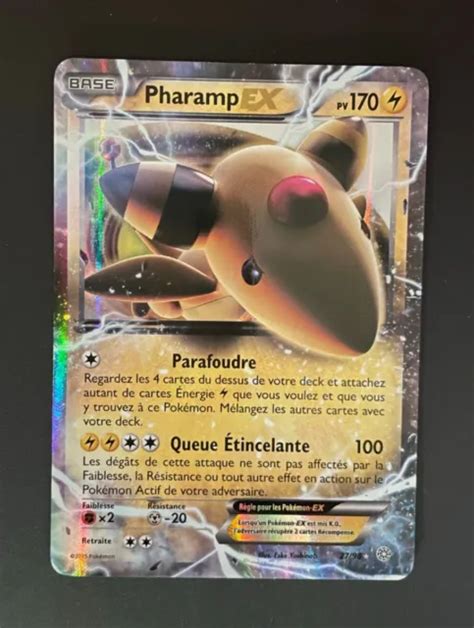 CARTE POKÉMON PHARAMP EX 27 98 XY Origines Antiques FR EUR 8 99