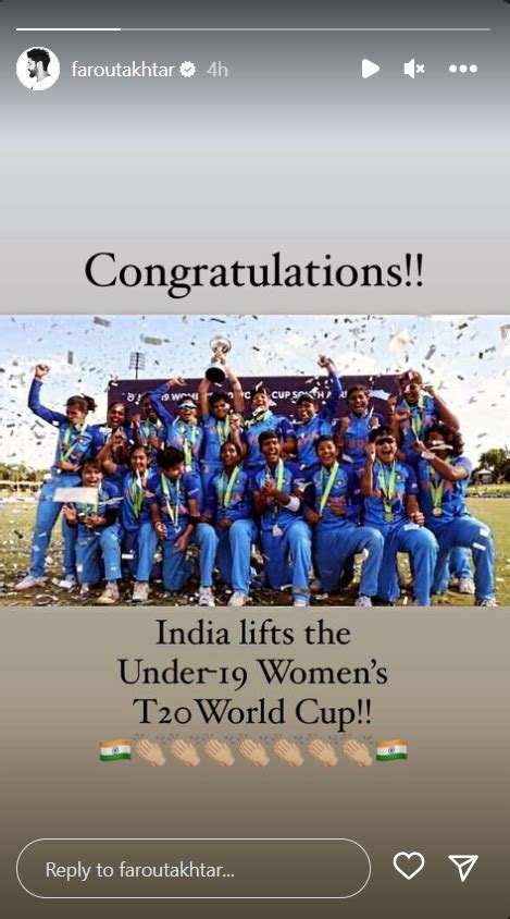 Bollywood Celebs Congratulate Womens U 19 Team On World Cup Win