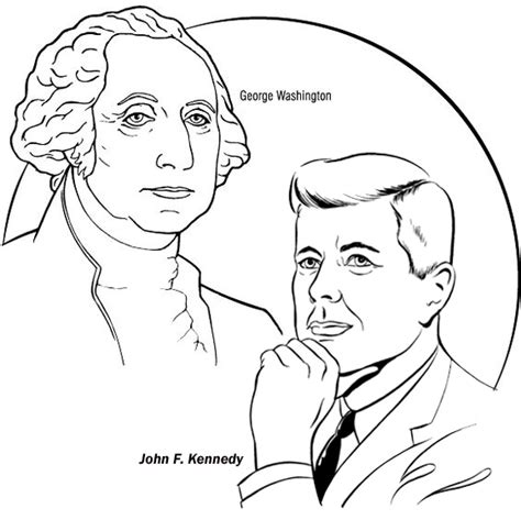 President Coloring Pages Used As A Teaching And Learning Tool