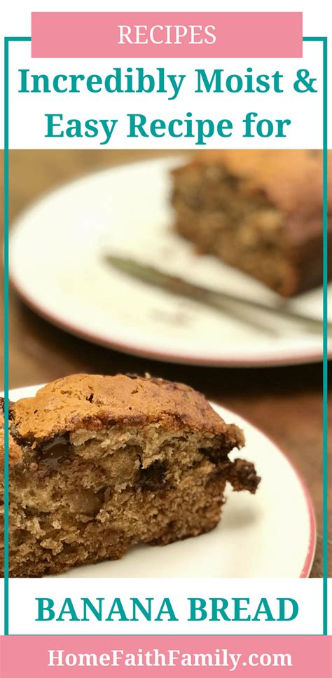 Incredibly Moist And Easy Banana Bread Recipe