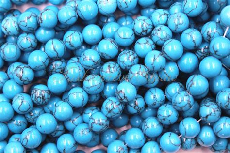 Stunning Blue Howlite Gemstone Beads