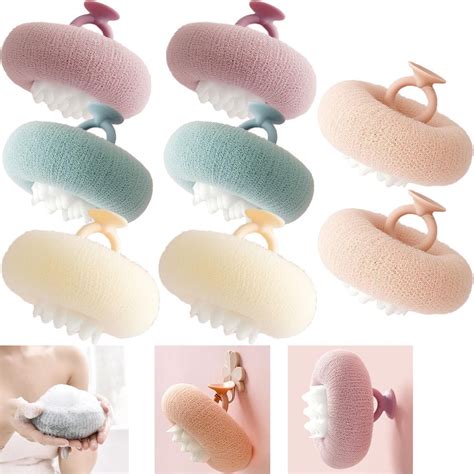 Hanuuaz Home Textile 2 In 1 Sunflower Bath Exfoliating Bath Sponge