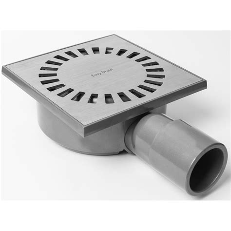 Easy drain Aqua compact siphon de sol avec boîtier en abs siphon grille