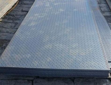 Hot Rolled Rectangular Mild Steel Chequered Sheet Thickness Mm At