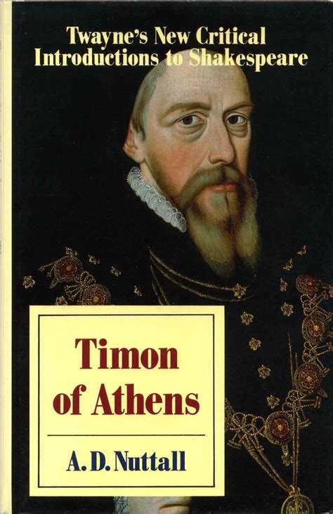 Timon Of Athens Twaynes New Critical Introductions To Shakespeare A