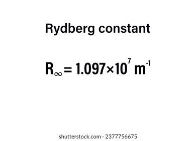 2 Rydberg Equation Images, Stock Photos, 3D objects, & Vectors | Shutterstock