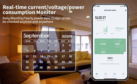 Emylo Smart Wifi Contatore Elettrico Misuratore Di Energia Monofase