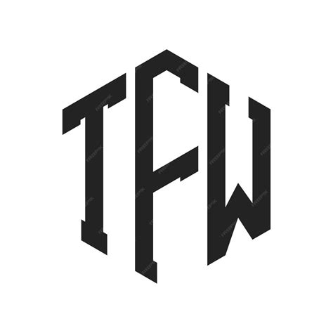 premium vector tfw logo design initial letter tfw monogram logo