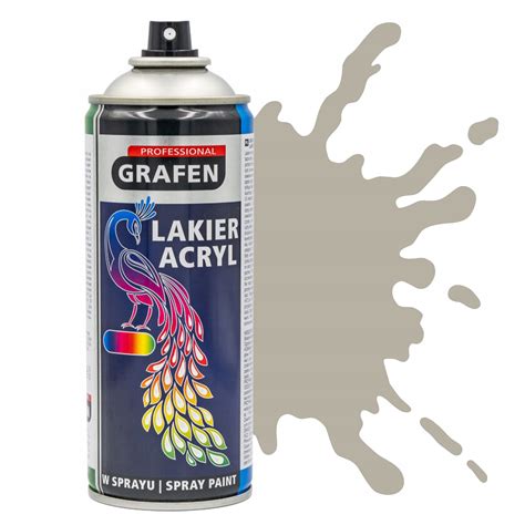 Farba Lakier Spray Akrylowy Szary Be Owy Ral Gpsp Za Z Z