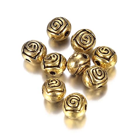 Aliexpress Buy Pcs X Mm Gold Silver Color Zinc Alloy Flower