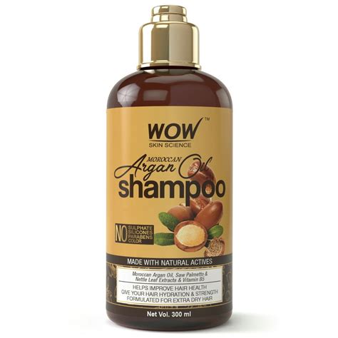 WOW Moroccan Argan Oil Shampoo - 300 mL - Walmart.com - Walmart.com