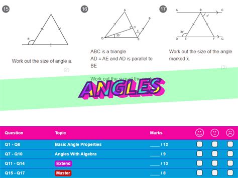 Angles Worksheet Answers Higher Gcse Teaching Resources