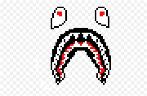 Bape Shark Logo Transparent Bape Shark Logo Pixel Art Pngbape Shark