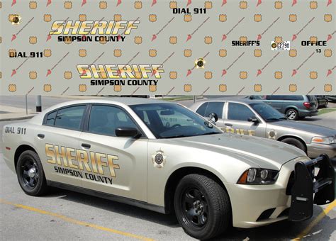 Simpson County, KY Sheriff's Office — Cardinal Police Diecast
