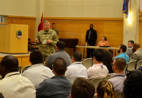 Troop Support Commander Greets New Class Of PaCERs