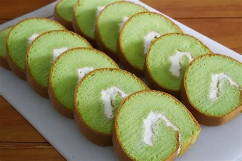 Bolu Gulung Pandan Super Lembut Dan Ekonomis Mudah Banget Lho Yuk