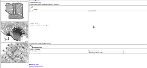 Oil Pan Bolts Torque Specification Maintenance Servicing And