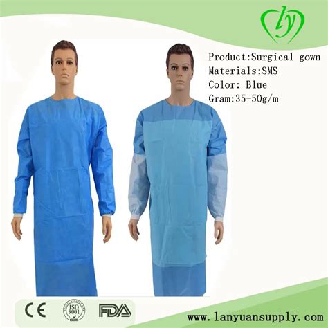 Reinforced Surgical Gownreinforced Smssmms Surgical Gown Disposable Reinforced Surgical Gown