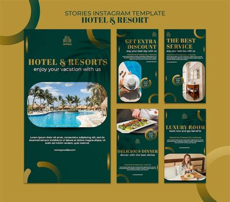 Premium Psd Hotel And Resort Concept Socal Media Post Template