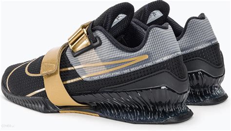 Buty do podnoszenia ciężarów Nike Romaleos 4 black metallic gold white