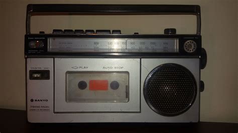 Sanyo Cassette 1970s Radio Cassette Recorder M1700fz Radio Cassette Cassette Recorder Radio