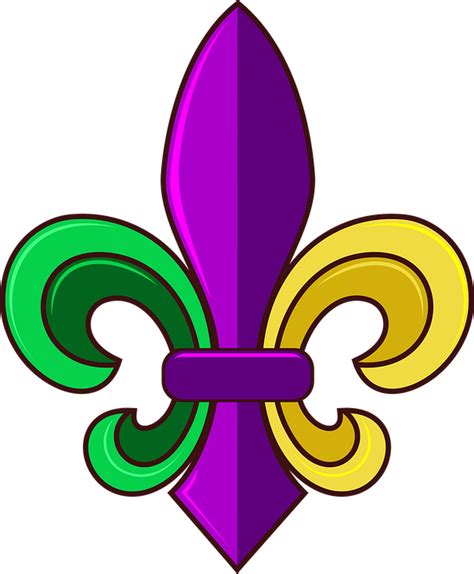 Download Mardi Gras, Fleur De Lis, Ornament. Royalty-Free Stock ...