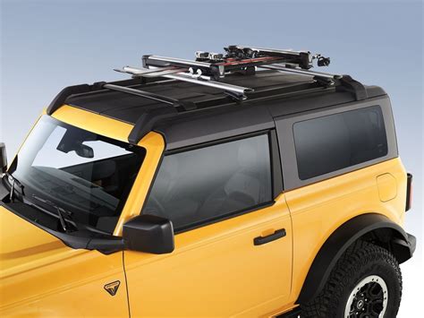 Genuine Ford Ski And Snowboard Carrier Rack Mounted Flat Top By Thule Vm1pz 7855100 G