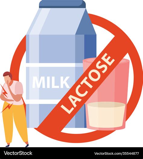 Lactose Intolerance Cartoon