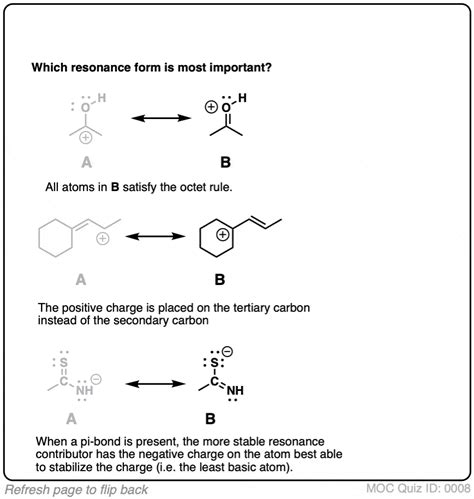 Resonance Structures Practice Master Organic Chemistry