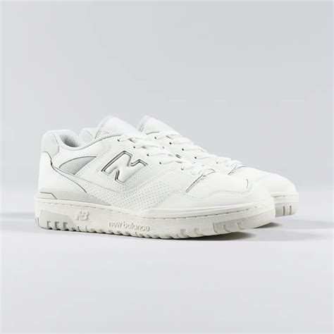 New Balance Mens Nubuck Leather Shoes Turtledove White