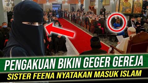 Subhanallah Pengakuan Wanita Kristen Ikrarkan Syahadat Didepan Jemaat