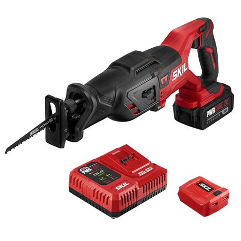 Skil Pwrcore 20 24 Volt Variable Speed Brushless Cordless Reciprocating Saw Charger Included