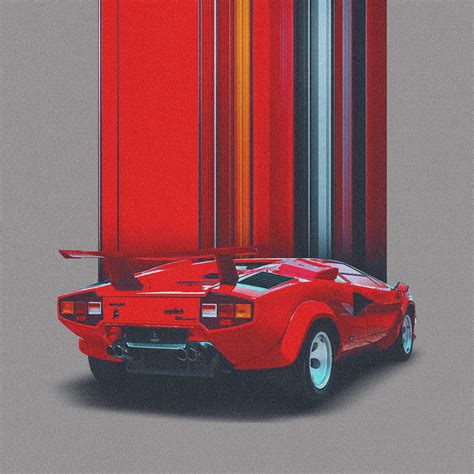 Lamborghini Countach Poster