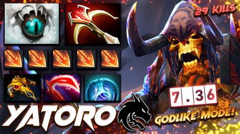 7 36 Yatoro Clinkz Godlike Skeleton Dota 2 Pro Gameplay Watch